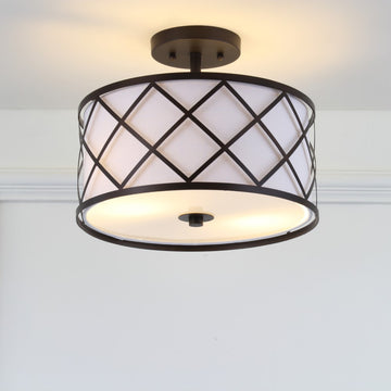Elizabeth Metal LED Flush Mount - JONATHAN Y